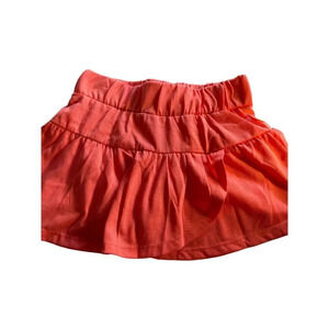 Love Peace and Lip Gloss Girls Skort Orange Size 5